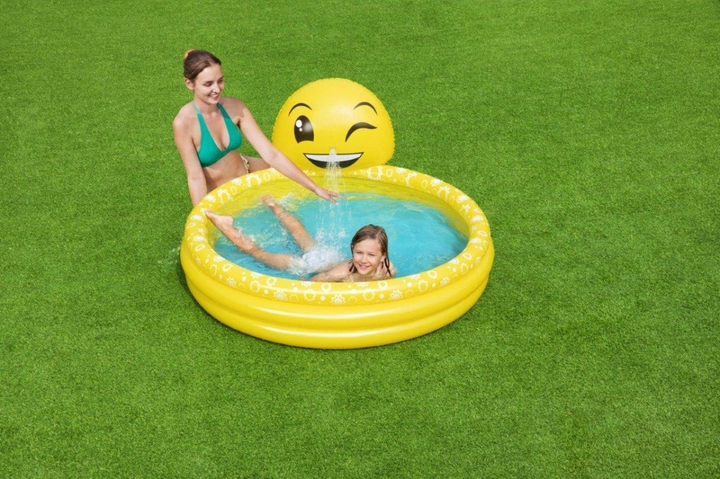 Дитячий надувний басейн Bestway 165 x 144 x 69 см Усмішка 53081 (6942138968125) - зображення 5