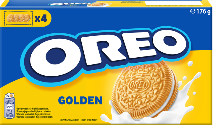 Упаковка печива Oreo з начинкою з ванільним смаком 176 г х 12 шт (7622202755484) - зображення 2
