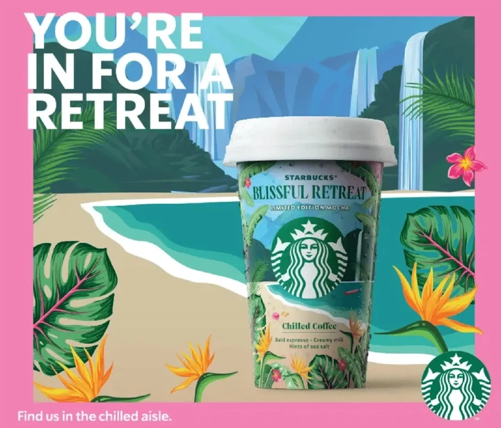 Охлажденный кофейный напиток Starbucks Blissful Retreat Limited