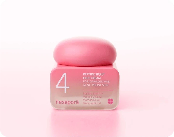 Крем Nesepora Peptide Cream з пептидами для догляду за проблемною шкірою обличчя, 50 мл - Фото 1 Крем Nesepora Peptide Cream з пептидами для догляду за проблемною шкірою обличчя, 50 мл - зображення 1