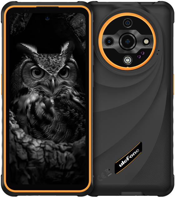 Smartfon Ulefone Armor X31 Pro 8/256GB Black-Orange (6975326668477) - obraz 1