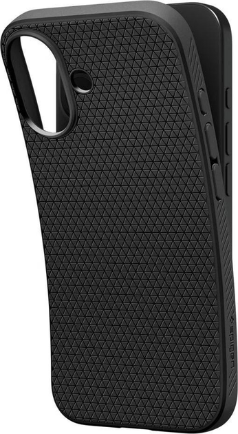 Etui plecki Spigen Liquid Air do Apple iPhone 17 Matte Black (8800283315011) - obraz 2