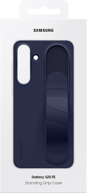 Etui plecki Samsung Standing Grip Case do Samsung Galaxy S25 FE Dark Blue (EF-GS731CNEGWW) - obraz 7