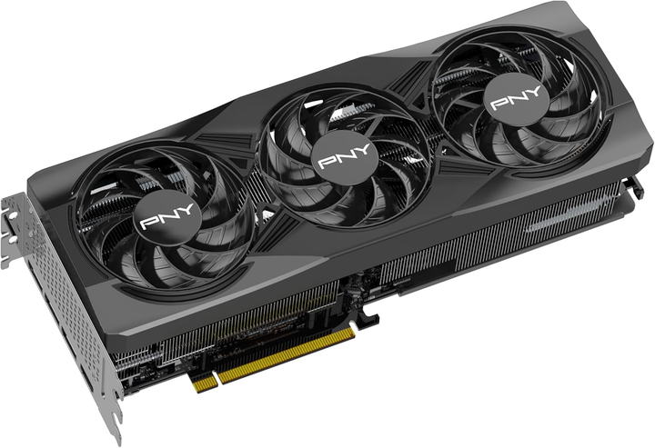 Відеокарта PNY PCI-Ex GeForce RTX 5070 Ti OC Plus Triple Fan 16GB GDDR7 (256bit) (2572/28000) (HDMI, 3 x DisplayPort) (VCG5071T16TFXPB1-O) - зображення 2