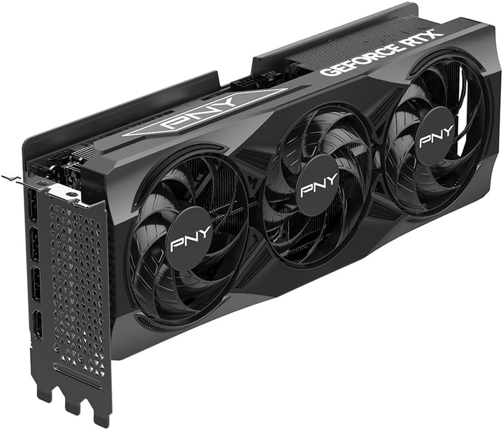 Відеокарта PNY PCI-Ex GeForce RTX 5070 Ti OC Plus Triple Fan 16GB GDDR7 (256bit) (2572/28000) (HDMI, 3 x DisplayPort) (VCG5071T16TFXPB1-O) - зображення 4