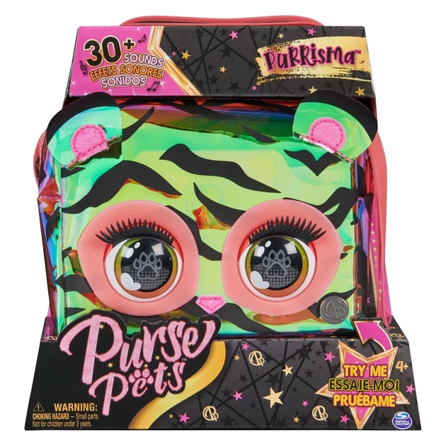 Интерактивная сумочка Тигр Пуррисма Purse Pets Holographic Purrisma SM26700/8736 - изображение 2
