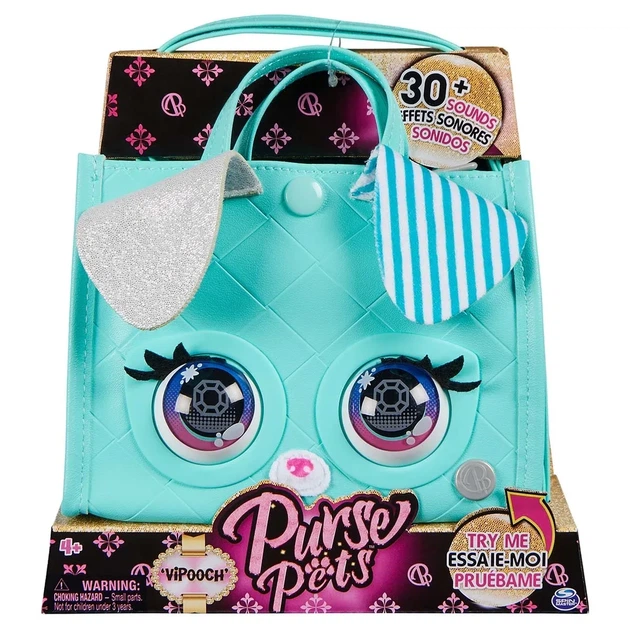 Интерактивная сумочка шопер Spin Master Purse Pets VIPooch Puppy Паппи SM26700/0856 - изображение 2