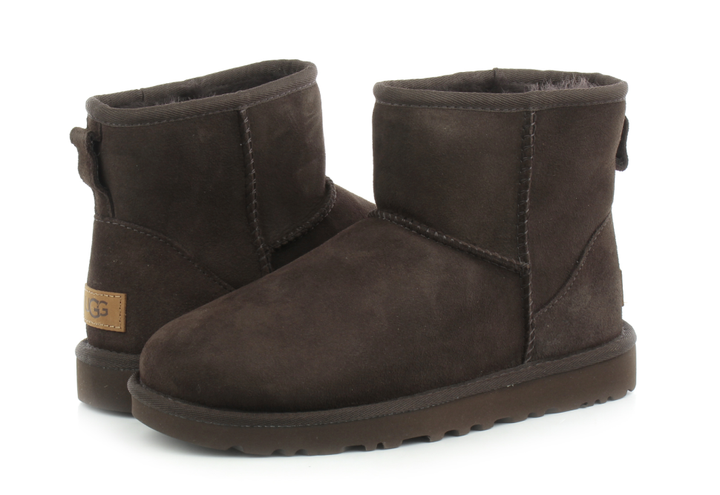 Чоловічі уггі Класік Міні Темно Коричневі Замшеві UGG Australia Classic Mini Dark Brown Suede (42, темно коричневий) - изображение 2