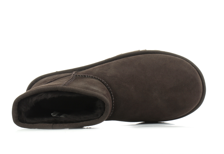 Чоловічі уггі Класік Міні Темно Коричневі Замшеві UGG Australia Classic Mini Dark Brown Suede (42, темно коричневий) - изображение 4