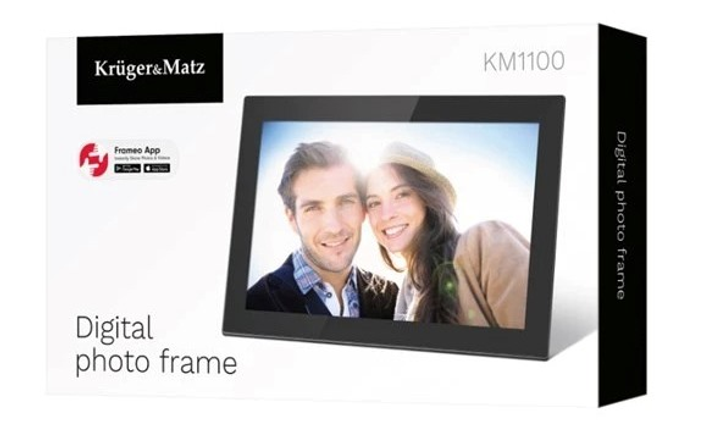 Cyfrowa ramka na zdjęcia Kruger&Matz Frameo z Wi-Fi 10.1" czarna KM1100 - obraz 4