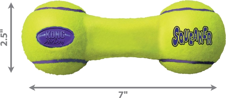 Іграшка Kong AirDog Squeaker Dumbbell повітряна гантель для собак середніх порід М (35585775265) - зображення 3
