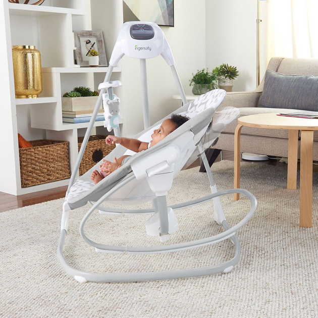 Крісло-гойдалка 2 в 1 Ingenuity SimpleComfort (11791) (074451117914) - зображення 8