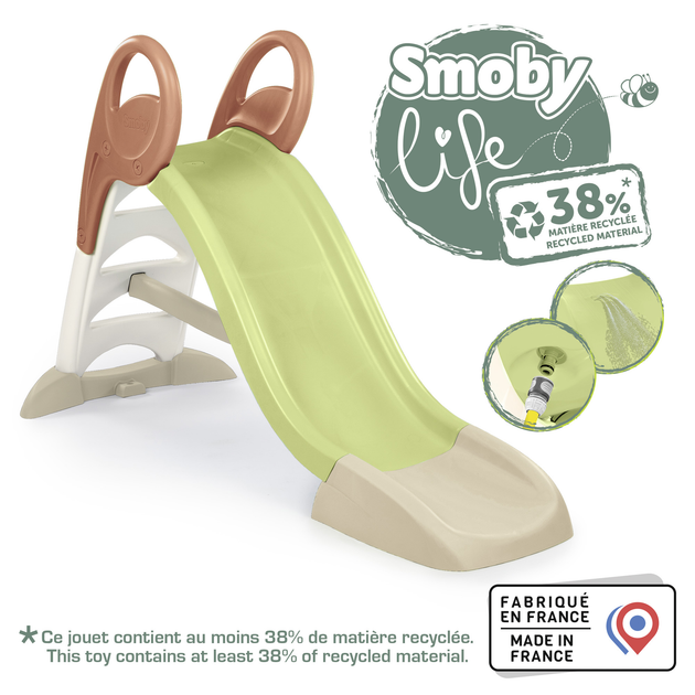 Zjeżdżalnia z efektem wodnym Smoby Life długość 150 cm (7600820510) (3032168205109) - obraz 3