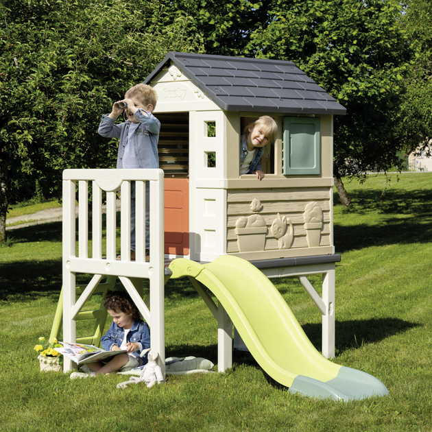 Domek Smoby Toys Life Letni wypoczynek na podporach 243x160x197 cm (7600810802) (3032168108028) - obraz 7