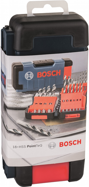 Набір свердел для металу Bosch HSS PointTeQ 18 штук (2608577350) - зображення 3