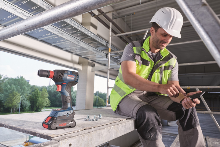 Акумуляторний ударний гайковерт Bosch Professional GDX 18V-200 C (06019G4204) - зображення 4