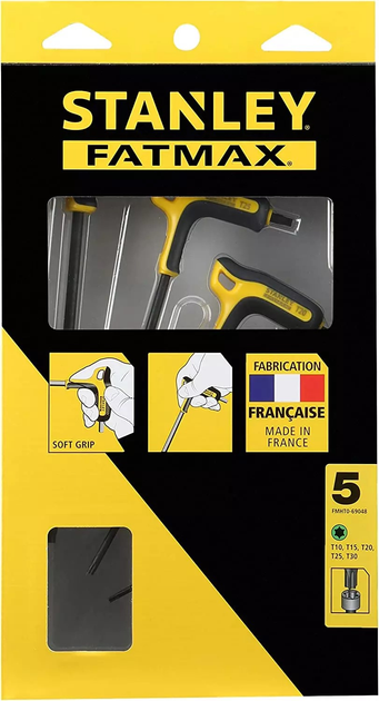Zestaw kluczy TORX Stanley 5 sztuk (FMHT0-69048) - obraz 2