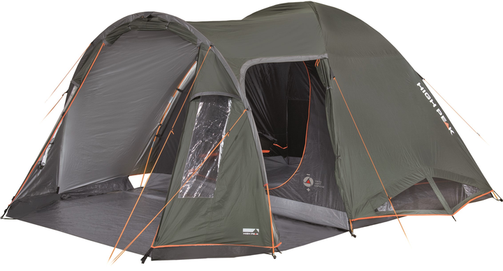 Namiot pięcioosobowy High Peak Tessin 5.1 Zielony (4001690103817) - obraz 1