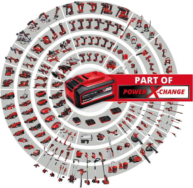Перфоратор акумуляторний Einhell X-Change TE-HD 18 Li Solo (4513812) - зображення 2