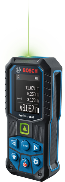 Лазерний далекомір Bosch Professional GLM 50-25 G з чохлом і батарейками (0601072V00) - зображення 2