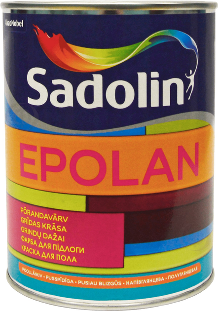 Farba Sadolin Epolan półpołyskowa do podłóg Bezbarwna BC 0.93 l (5220320) - obraz 1
