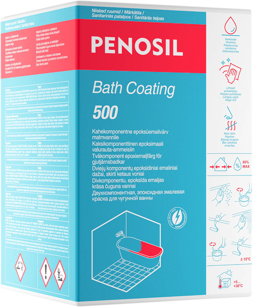 Zestaw do renowacji wanien Penosil Premium BathCoating 500 Biała (MEM0056) - obraz 1