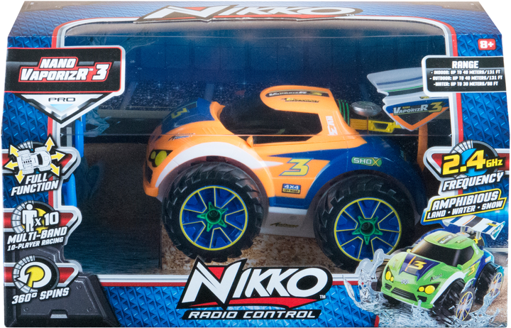 Auto-amfibia zdalnie sterowana Nikko Nano VaporizR 3 pomarańczowa (10011) - obraz 11