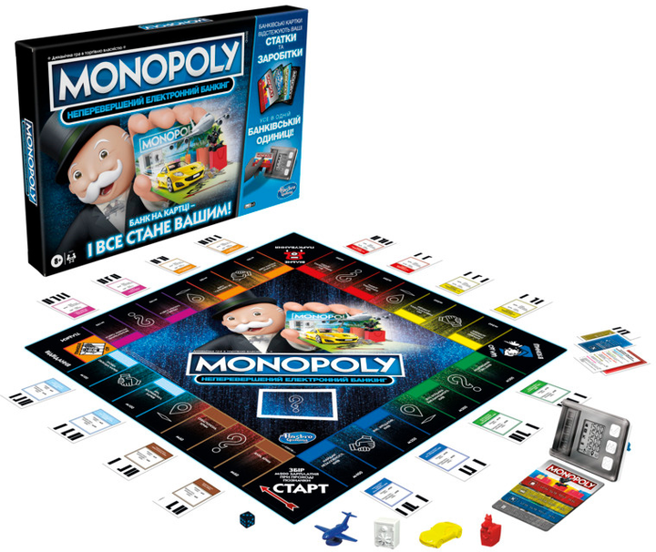 Gra planszowa Hasbro Monopoly Bonus bez granic - wersja ukraińska (264823641) - obraz 6