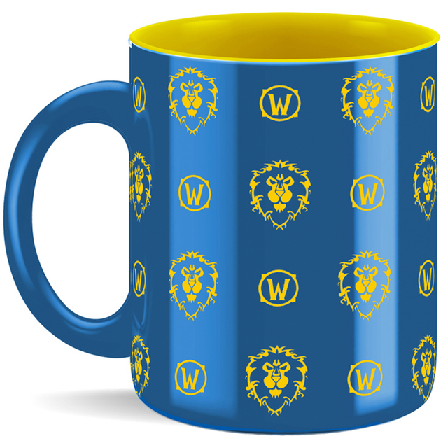 Kubek Blizzard WORLD OF WARCRAFT Wzór Alliance 325 ml (FWWMUG24BKAll0001) - obraz 3