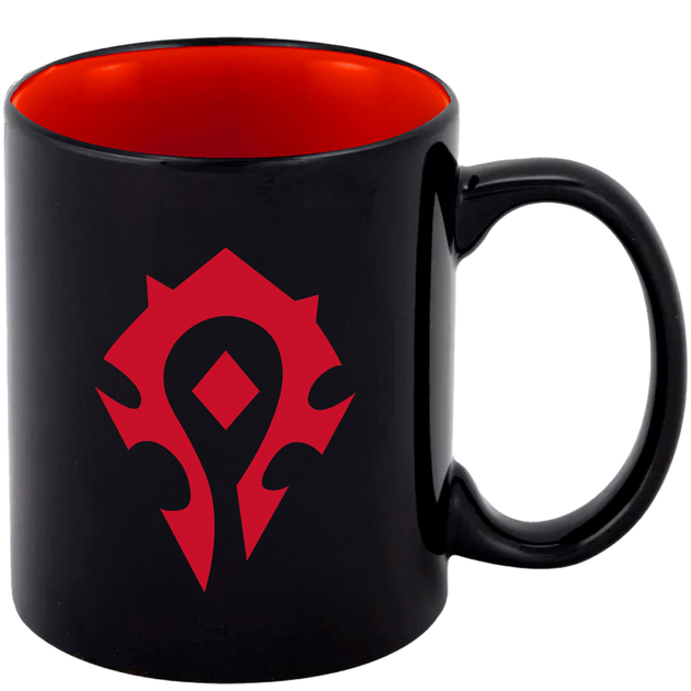 Kubek Blizzard WORLD OF WARCRAFT Horde 325 ml Czarny (FWWMUG24BKHOR0002) - obraz 2
