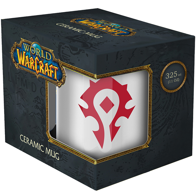Kubek Blizzard WORLD OF WARCRAFT Horde 325 ml Biały (FWWMUG24BKHOR0003) - obraz 4