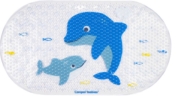 Mata do kąpieli dla niemowlaka Canpol Babies Delfiny 80/001 (5903407800011) - obraz 1