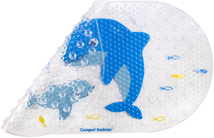Mata do kąpieli dla niemowlaka Canpol Babies Delfiny 80/001 (5903407800011) - obraz 2