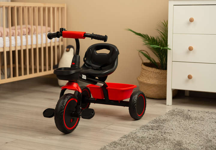 Rower 3-kołowy Caretero Loco Czerwony TOYZ-0350 (5908310391298) - obraz 13