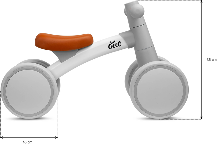 Велосипед-біговел Caretero Toyz Otto Синій TOYZ-02353 (5908310393117) - зображення 12