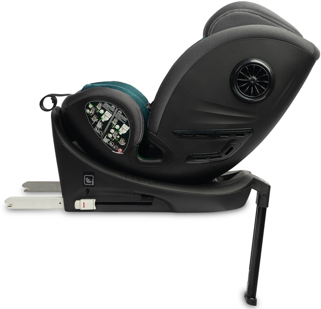 Автокрісло Caretero Fortis I-Size Isofix від 40 см до 150 см Смарагдове TERO-18563 (5908310394862) - зображення 9