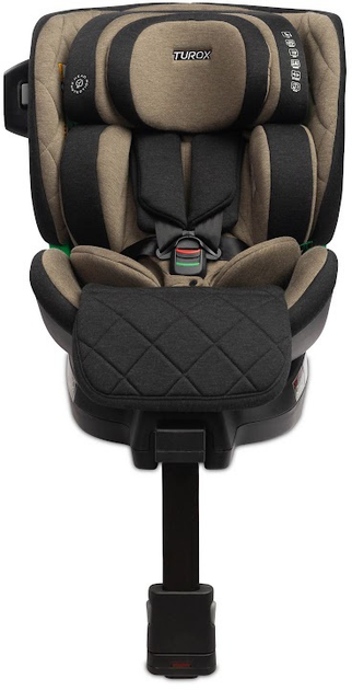 Fotelik samochodowy Caretero Turox I-Size Isofix od 40 do 150 cm Khaki TERO-1983 (5908310396880) - obraz 5