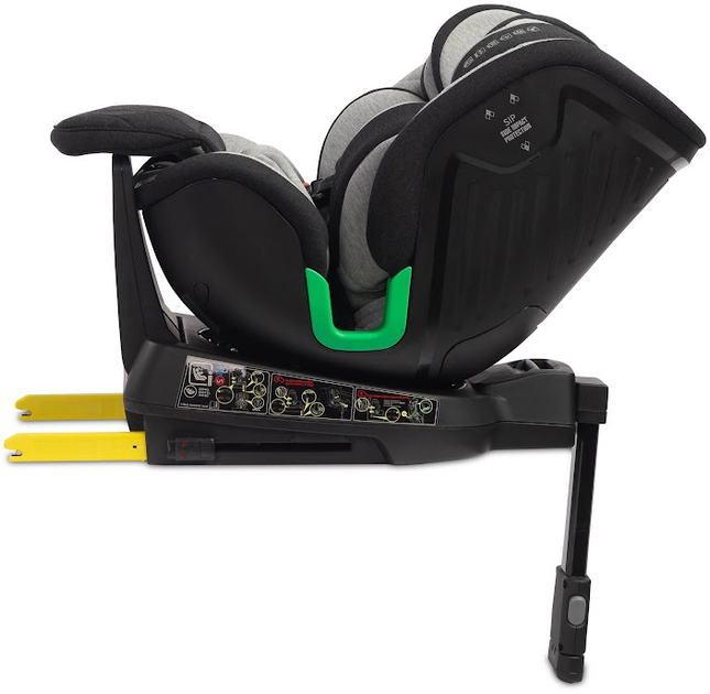 Fotelik samochodowy Caretero Turox I-Size Isofix od 40 do 150 cm Szary TERO-1981 (5908310396866) - obraz 9