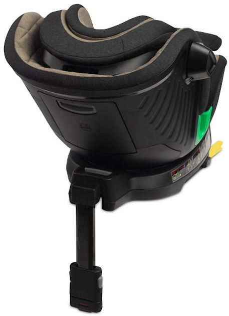 Fotelik samochodowy Caretero Turox I-Size Isofix od 40 do 150 cm Khaki TERO-1983 (5908310396880) - obraz 10