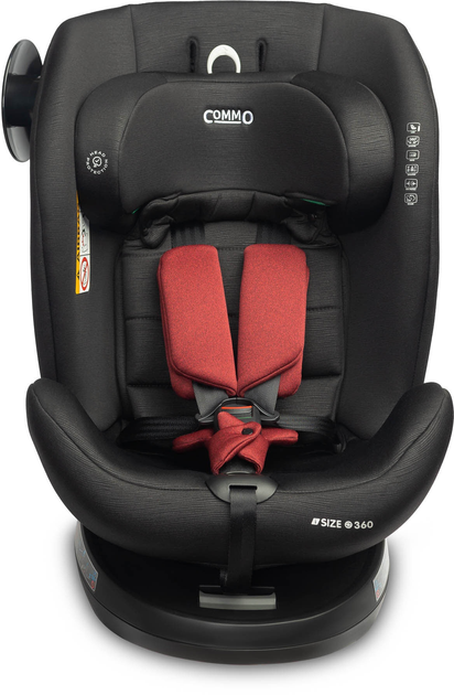 Автокрісло Caretero Commo I-Size Isofix від 40 до 150 см бордо TERO-1991 (5908310397078) - зображення 5