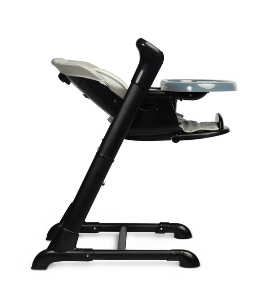 Стільчик для годування + гойдалка Caretero Indigo Black Grey TERO-7650 (5908310397153) - зображення 8