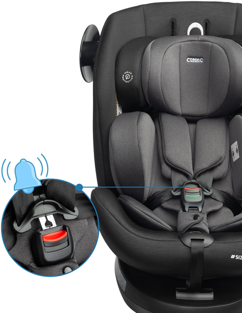 Автокрісло Caretero Commo I-Size Isofix від 40 до 150 см бордо TERO-1991 (5908310397078) - зображення 19