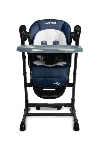 Krzesełko do karmienia + huśtawka Caretero Indigo Black Navy TERO-7652 (5908310397177) - obraz 6