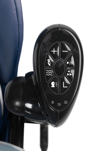 Krzesełko do karmienia + huśtawka Caretero Indigo Black Navy TERO-7652 (5908310397177) - obraz 13