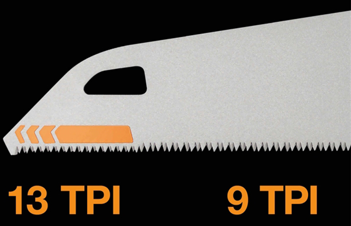 Piła ręczna Fiskars PowerTooth 500 mm 9 TPI 1062919 (6411501201126) - obraz 4