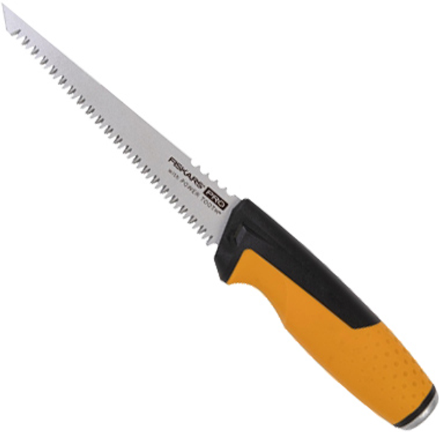 Piła wzmocniona składana Fiskars Pro PowerTooth z potrójnym ostrzeniem 150 mm 8 TPI 1062935 (6411501201188) - obraz 1