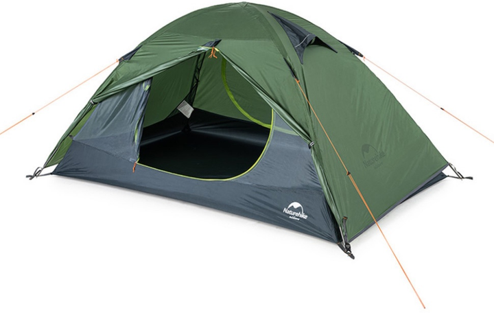 Ультралегкий двомісний намет Naturehike Темно-зелений NH15Z006-P (6927595741993) - зображення 5