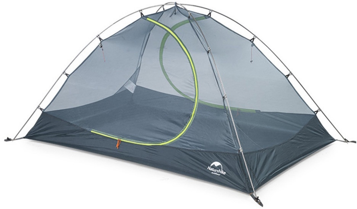 Ультралегкий двомісний намет Naturehike Темно-зелений NH15Z006-P (6927595741993) - зображення 6