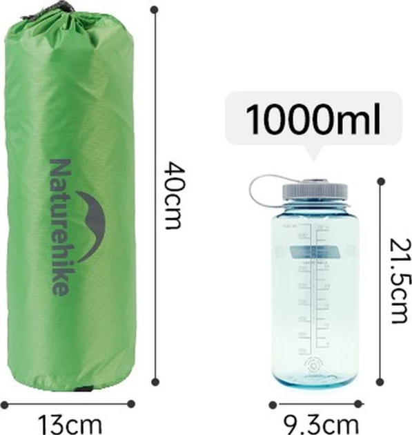 Ультралегкий двомісний намет Naturehike Cloud Up Base 2 Зелений CNK2450WS032 (6927595798720) - зображення 2