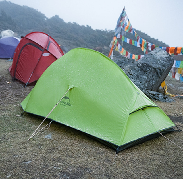 Ультралегкий двомісний намет Naturehike Cloud Up Base 2 Зелений CNK2450WS032 (6927595798720) - зображення 6